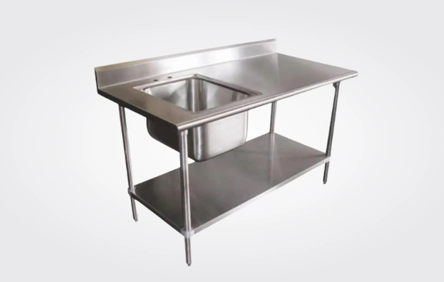 Stainless Steel Work Table with Sink Manufacturers in Chennai